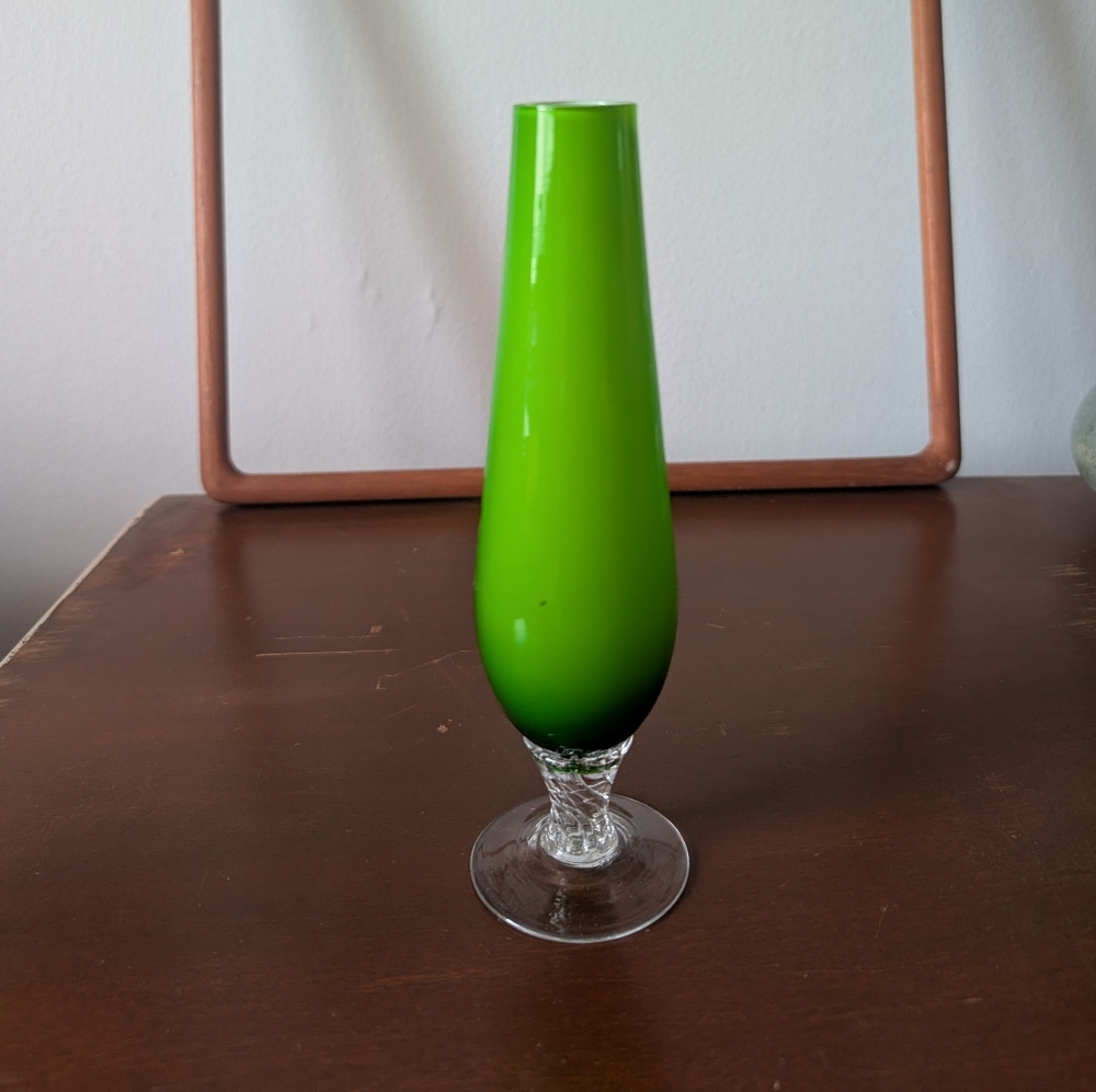 Vintage Glass Bud Vase